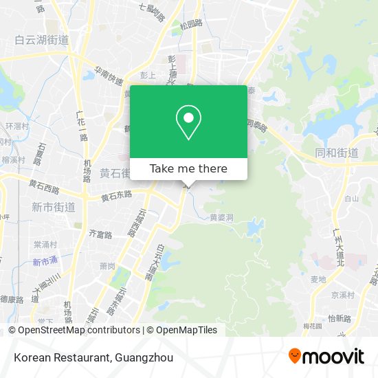 Korean Restaurant map