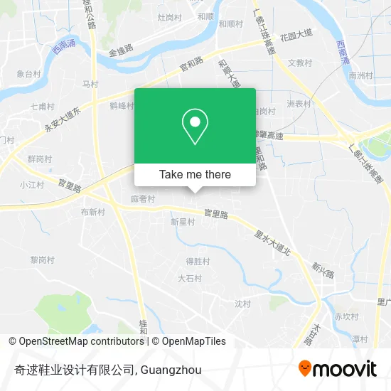 奇逑鞋业设计有限公司 map