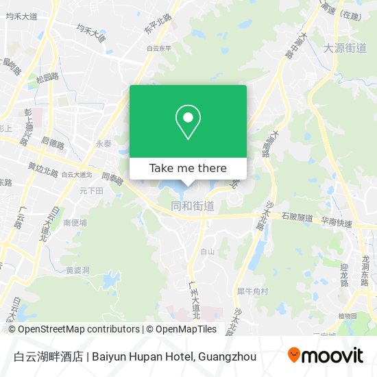 白云湖畔酒店 | Baiyun Hupan Hotel map
