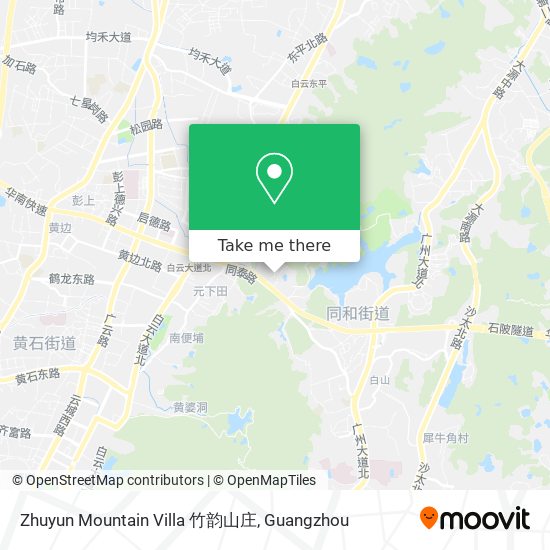 Zhuyun Mountain Villa 竹韵山庄 map