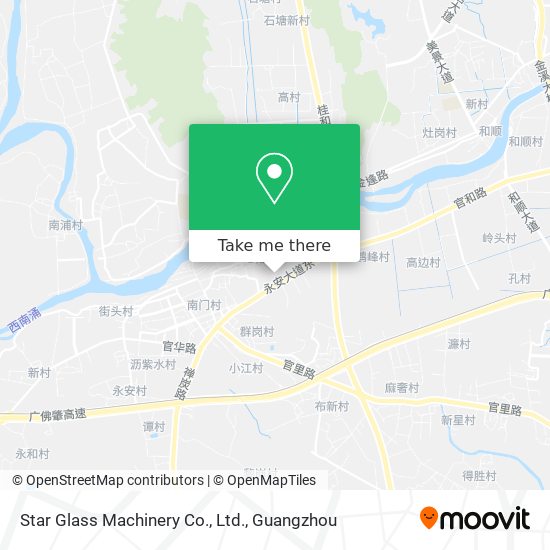 Star Glass Machinery Co., Ltd. map