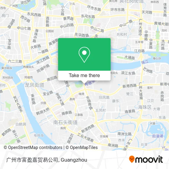 广州市富盈嘉贸易公司 map