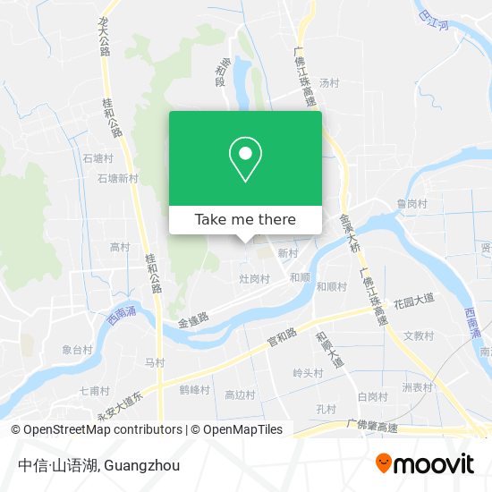 中信·山语湖 map