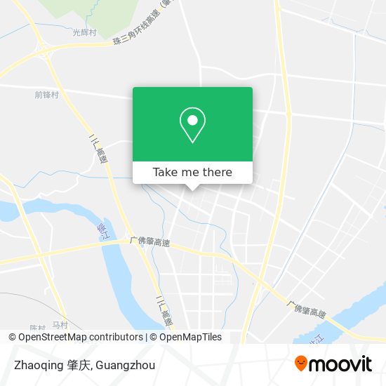 Zhaoqing 肇庆 map