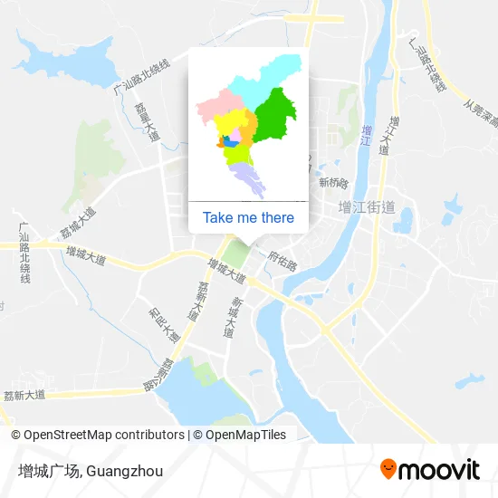 增城广场 map