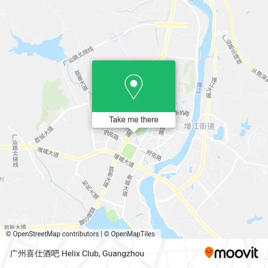 广州喜仕酒吧 Helix Club map