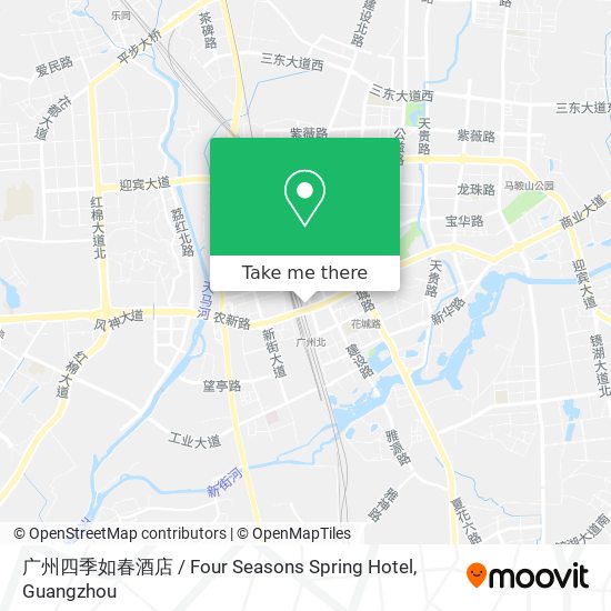 广州四季如春酒店 / Four Seasons Spring Hotel map