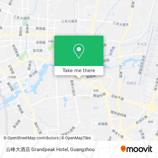 云峰大酒店 Grandpeak Hotel map