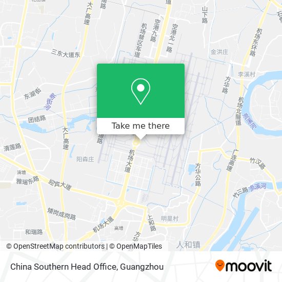 China Southern Head Office map