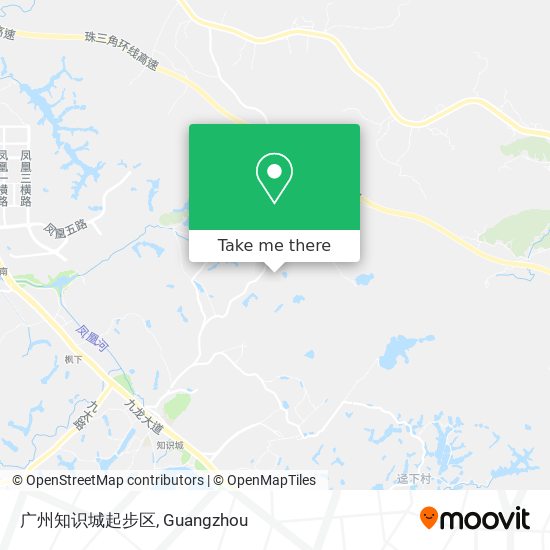 广州知识城起步区 map