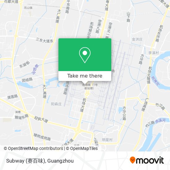 Subway (赛百味) map