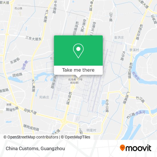 China Customs map