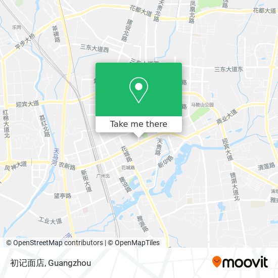 初记面店 map