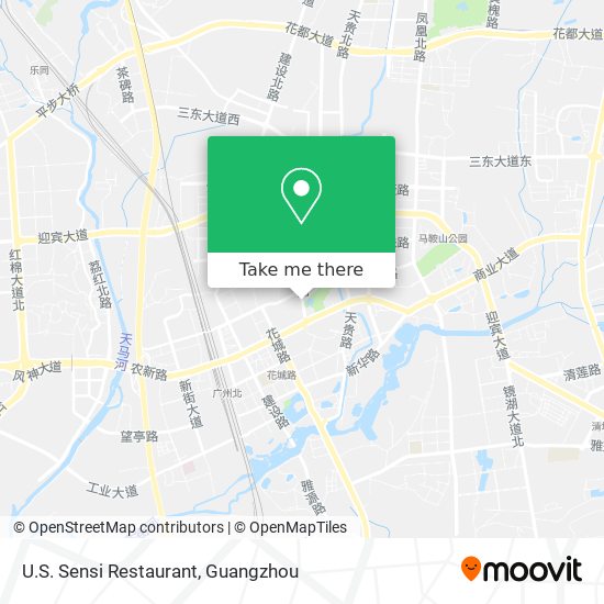 U.S. Sensi Restaurant map