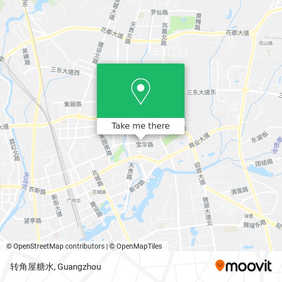 转角屋糖水 map