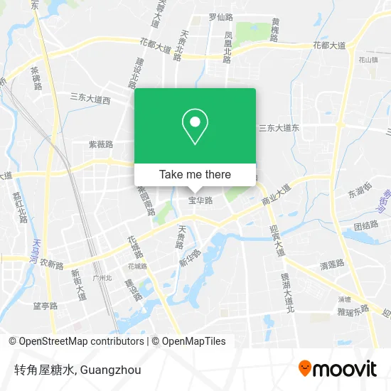 转角屋糖水 map