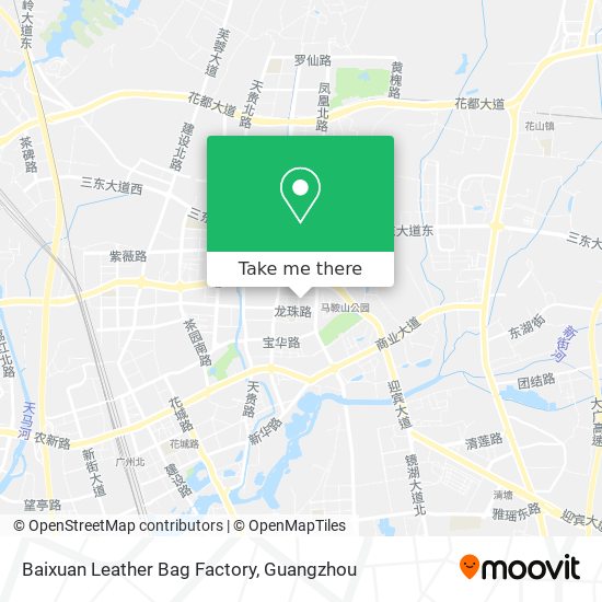 Baixuan Leather Bag Factory map