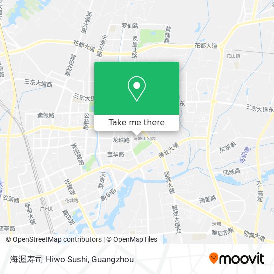 海渥寿司 Hiwo Sushi map