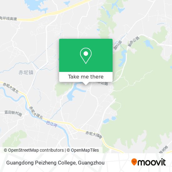 Guangdong Peizheng College map