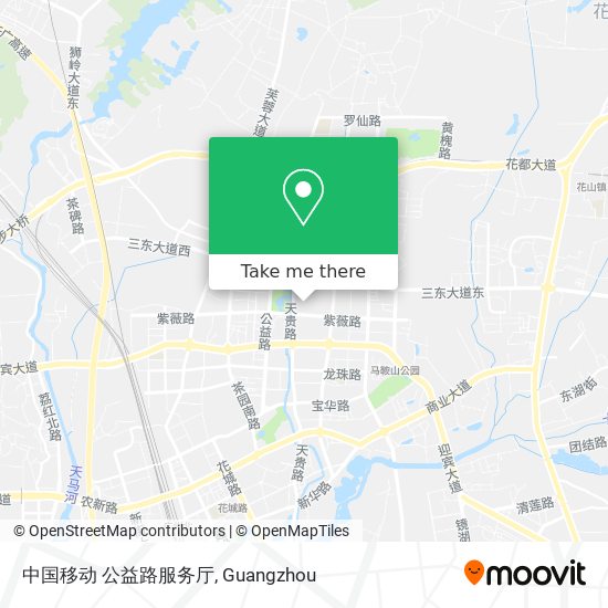 中国移动 公益路服务厅 map