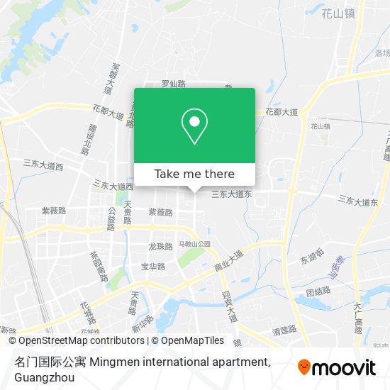 名门国际公寓 Mingmen international apartment map