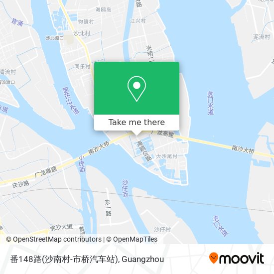 番148路(沙南村-市桥汽车站) map