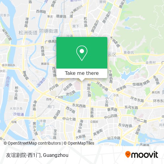 友谊剧院-西1门 map