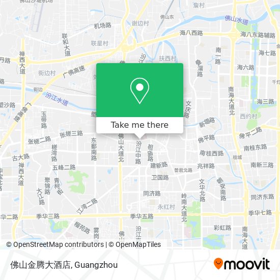 佛山金腾大酒店 map