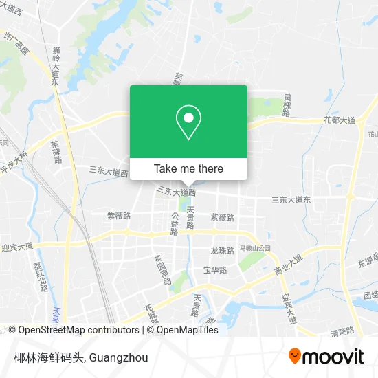 椰林海鲜码头 map