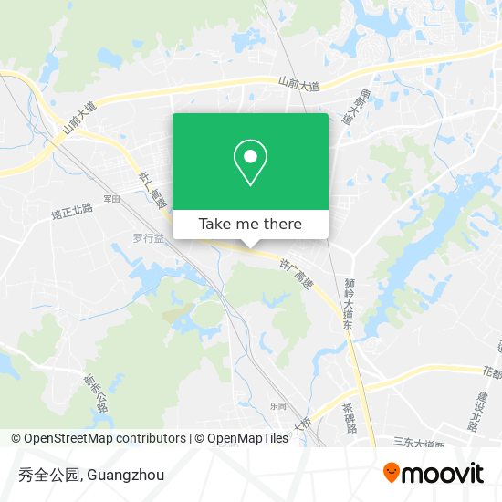 秀全公园 map