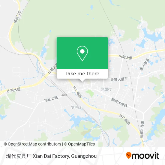 现代皮具厂 Xian Dai Factory map