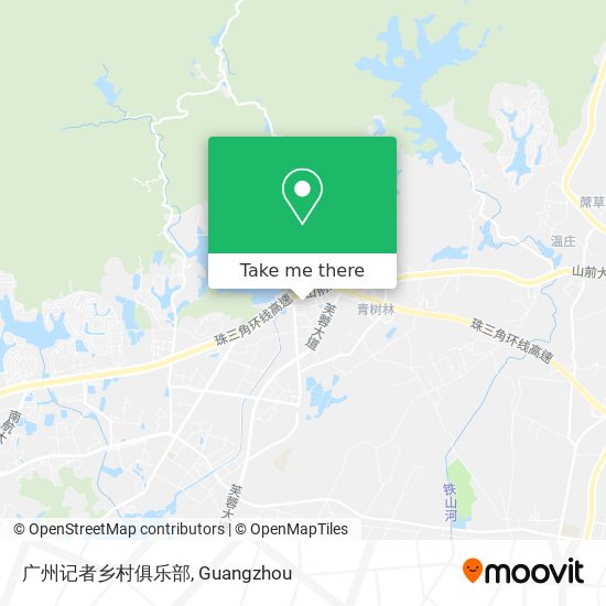 广州记者乡村俱乐部 map