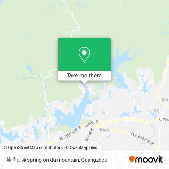 芙蓉山泉spring on da mountain map