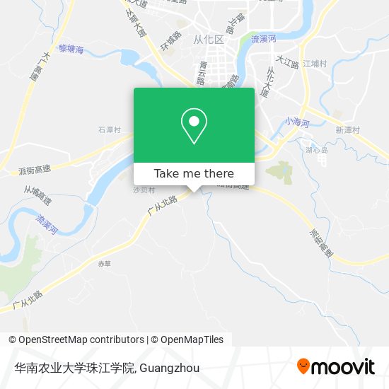 华南农业大学珠江学院 map