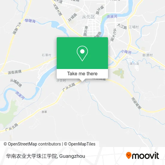 华南农业大学珠江学院 map