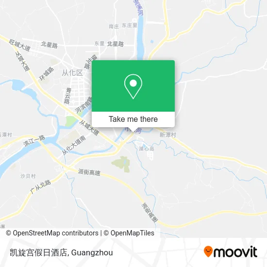 凯旋宫假日酒店 map