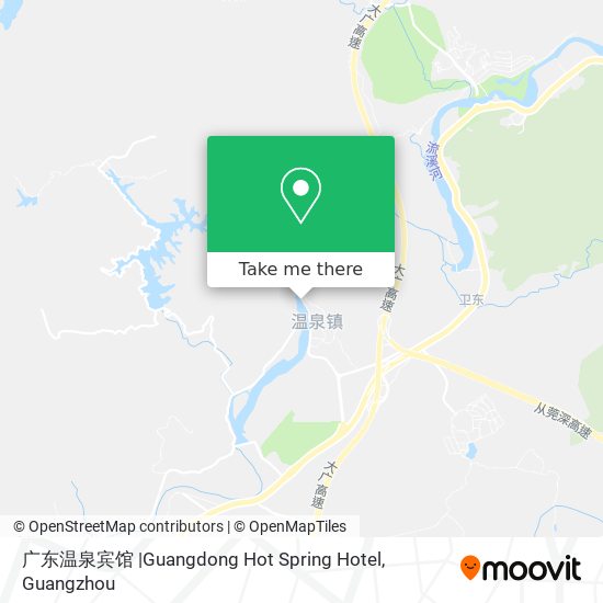广东温泉宾馆 |Guangdong Hot Spring Hotel map
