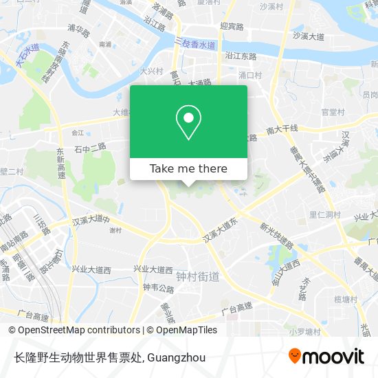 长隆野生动物世界售票处 map