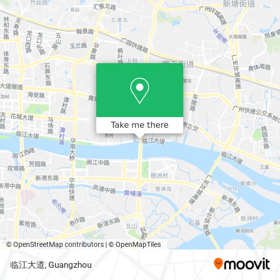 临江大道 map