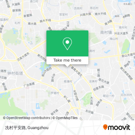 冼村平安路 map