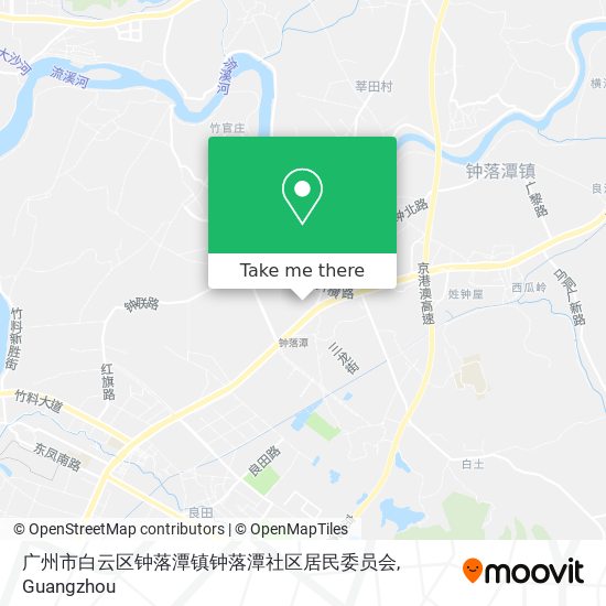 广州市白云区钟落潭镇钟落潭社区居民委员会 map