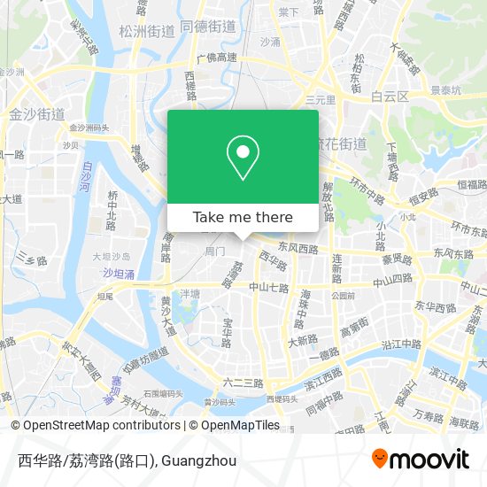 西华路/荔湾路(路口) map