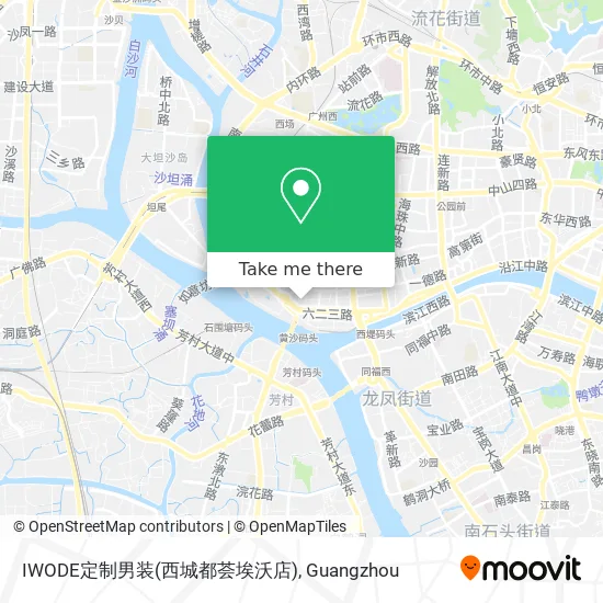IWODE定制男装(西城都荟埃沃店) map