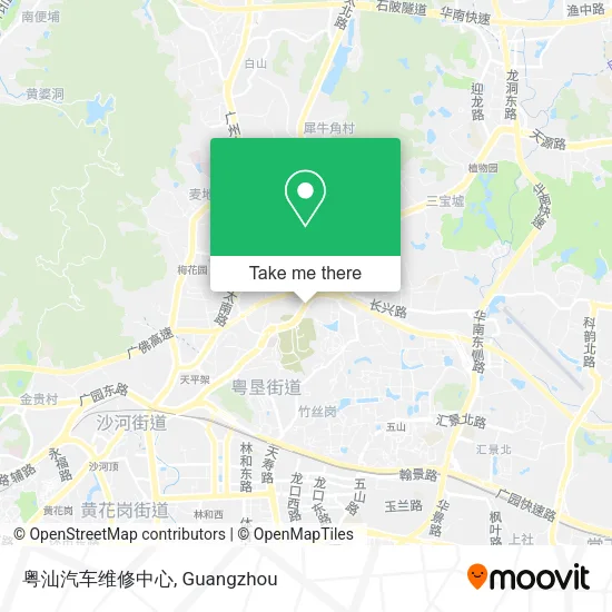 粤汕汽车维修中心 map