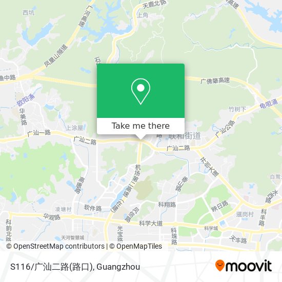 S116/广汕二路(路口) map