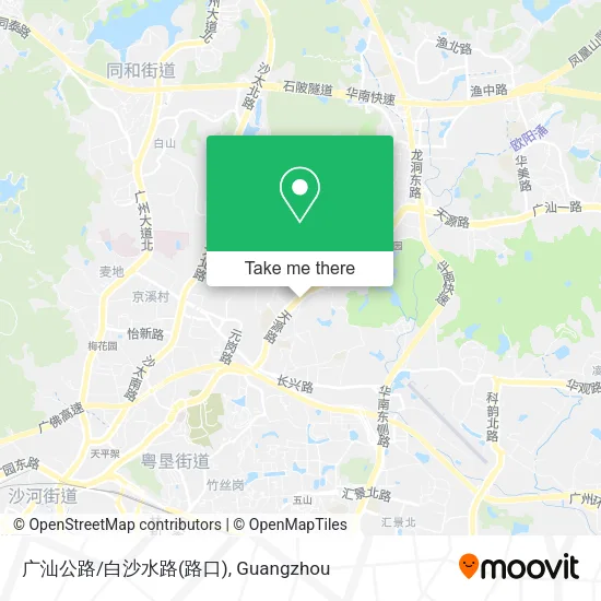 广汕公路/白沙水路(路口) map