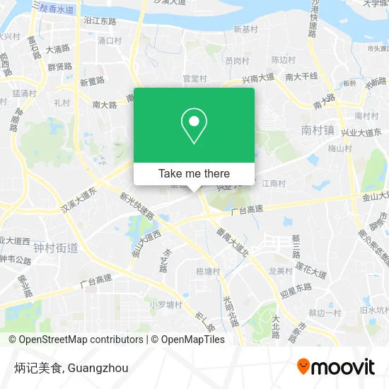 炳记美食 map