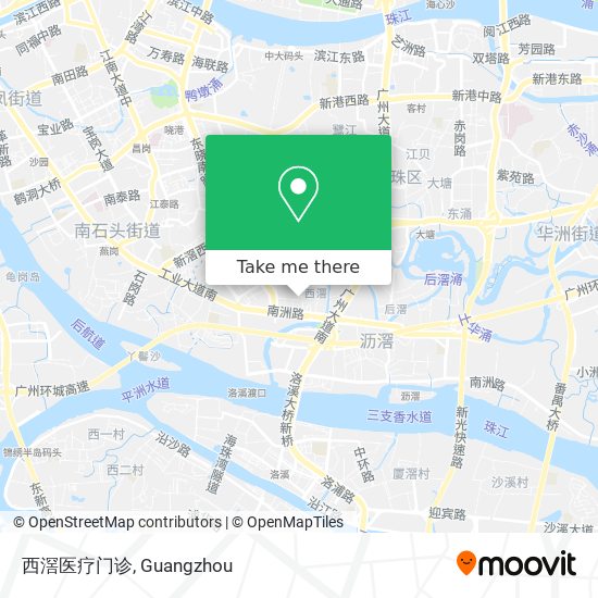 西滘医疗门诊 map