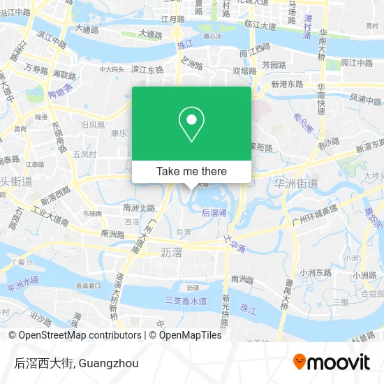 后滘西大街 map