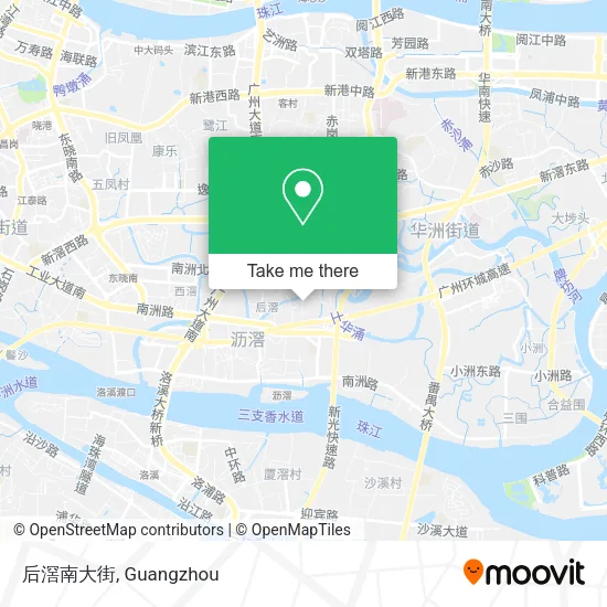 后滘南大街 map